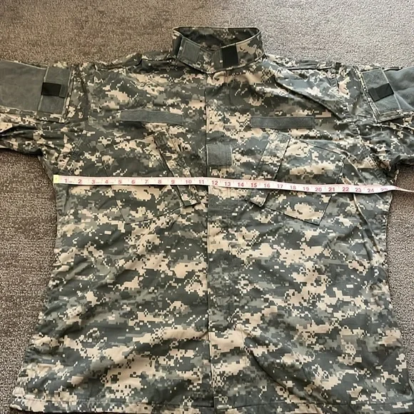 Army Combat Camouflage Men’s Uniform Jacket Size L and Pants Size M/L - Picture 3 of 14